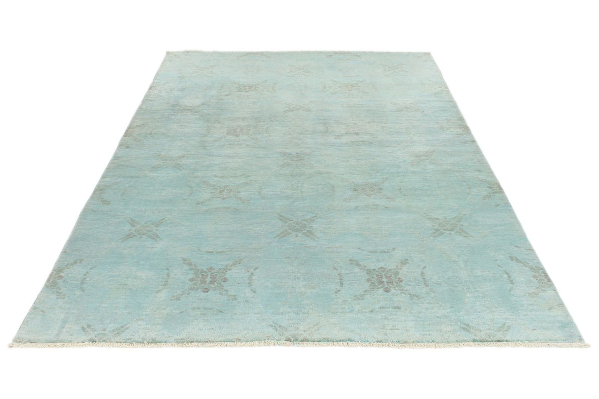 6x8 Gray and Multicolor Anatolian Traditional Rug