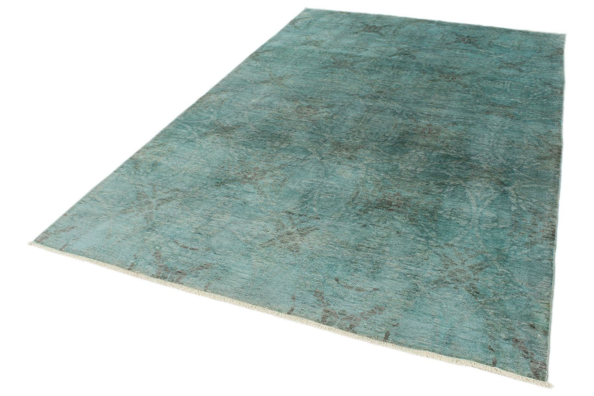 6x8 Gray and Multicolor Anatolian Traditional Rug
