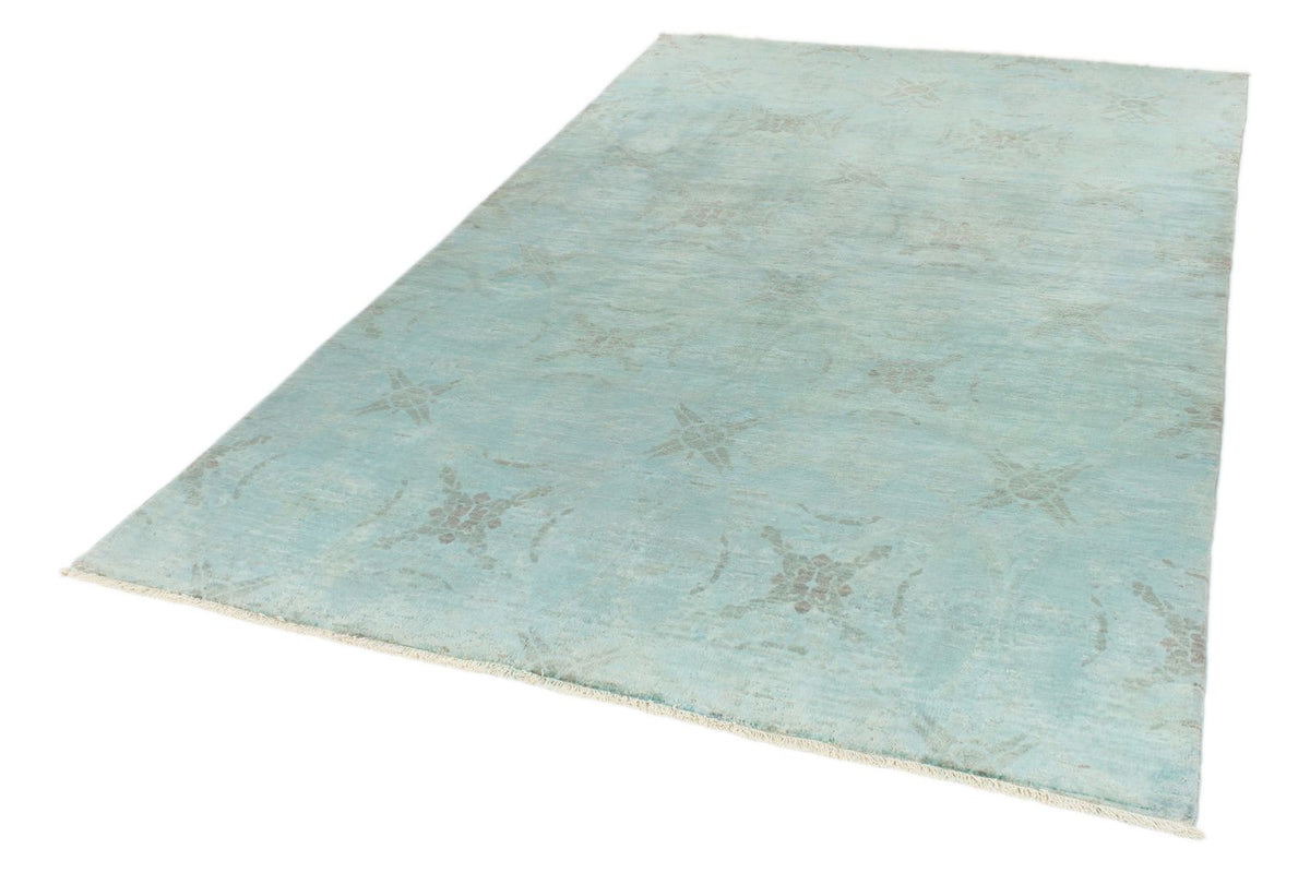 6x8 Gray and Multicolor Anatolian Traditional Rug