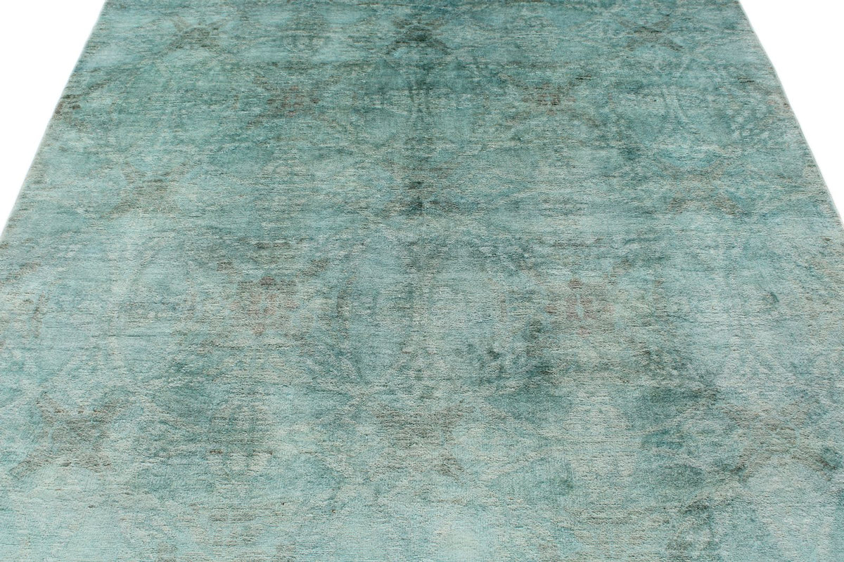 6x8 Gray and Multicolor Anatolian Traditional Rug