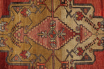 3x12 Red and Gold Turkish Tribal Runner