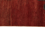 3x12 Red and Gold Turkish Tribal Runner
