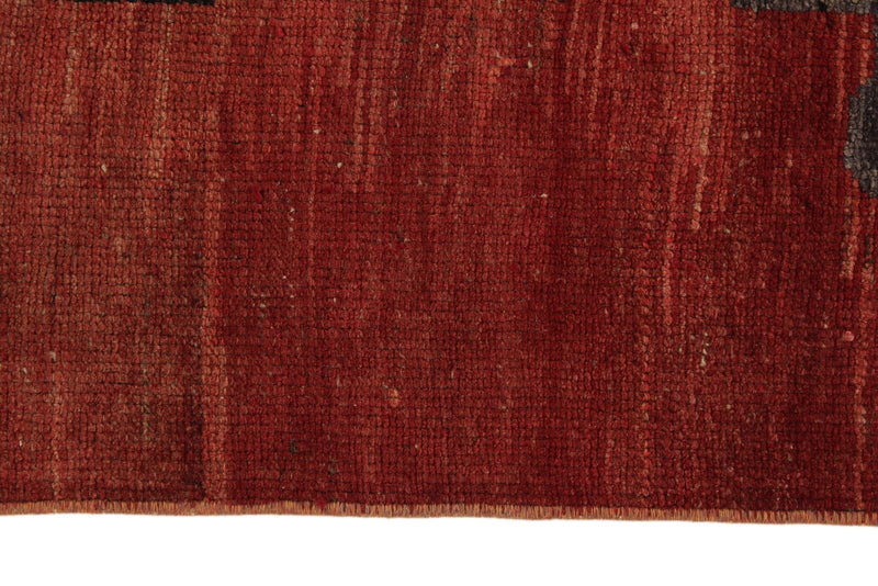 3x12 Red and Gold Turkish Tribal Runner