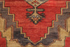 3x12 Red and Gold Turkish Tribal Runner