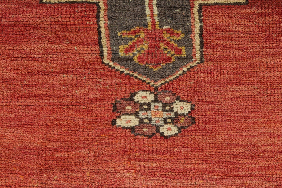 3x10 Red and Ivory Turkish Tribal Runner