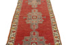 3x10 Red and Ivory Turkish Tribal Runner