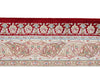 7x10 Red and Ivory Turkish Antep Rug