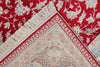 7x10 Red and Ivory Turkish Antep Rug