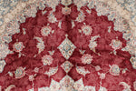 5x8 Red and Ivory Turkish Antep Rug