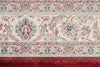 5x8 Red and Ivory Turkish Antep Rug