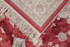 5x8 Red and Ivory Turkish Antep Rug