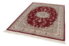 5x8 Red and Ivory Turkish Antep Rug