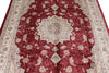 5x8 Red and Ivory Turkish Antep Rug