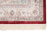 5x8 Red and Ivory Turkish Antep Rug