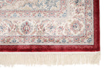 5x8 Red and Ivory Turkish Antep Rug