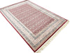 5x8 Red and Ivory Turkish Antep Rug