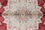 5x8 Red and Ivory Turkish Antep Rug