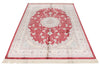 5x8 Red and Ivory Turkish Antep Rug