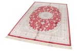 5x8 Red and Ivory Turkish Antep Rug