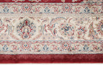 5x8 Red and Ivory Turkish Antep Rug