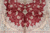 5x8 Red and Ivory Turkish Antep Rug