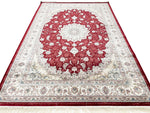 4x6 Red and Ivory Turkish Antep Rug