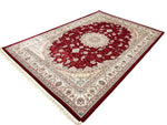 4x6 Red and Ivory Turkish Antep Rug