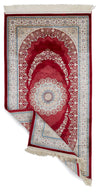 3x5 Red and Ivory Turkish Antep Rug