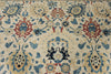 8x10 Ivory and Light Blue Turkish Traditional Rug