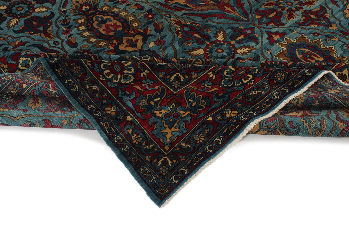 11x22 Blue and Red Persian Runner