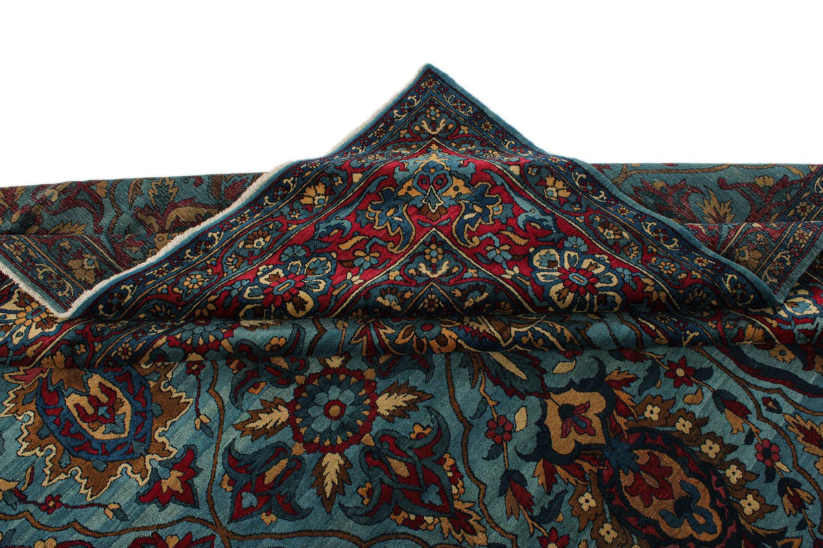 11x22 Blue and Red Persian Runner