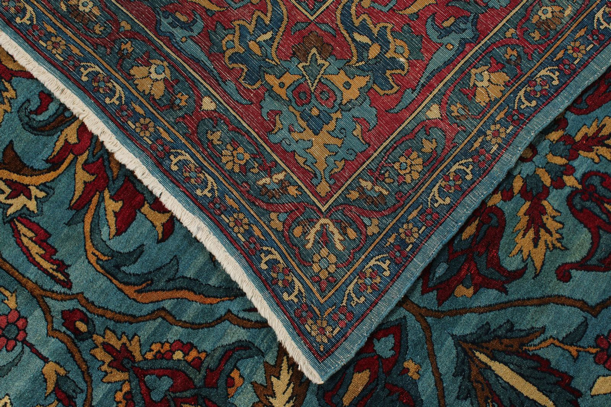 11x22 Blue and Red Persian Runner