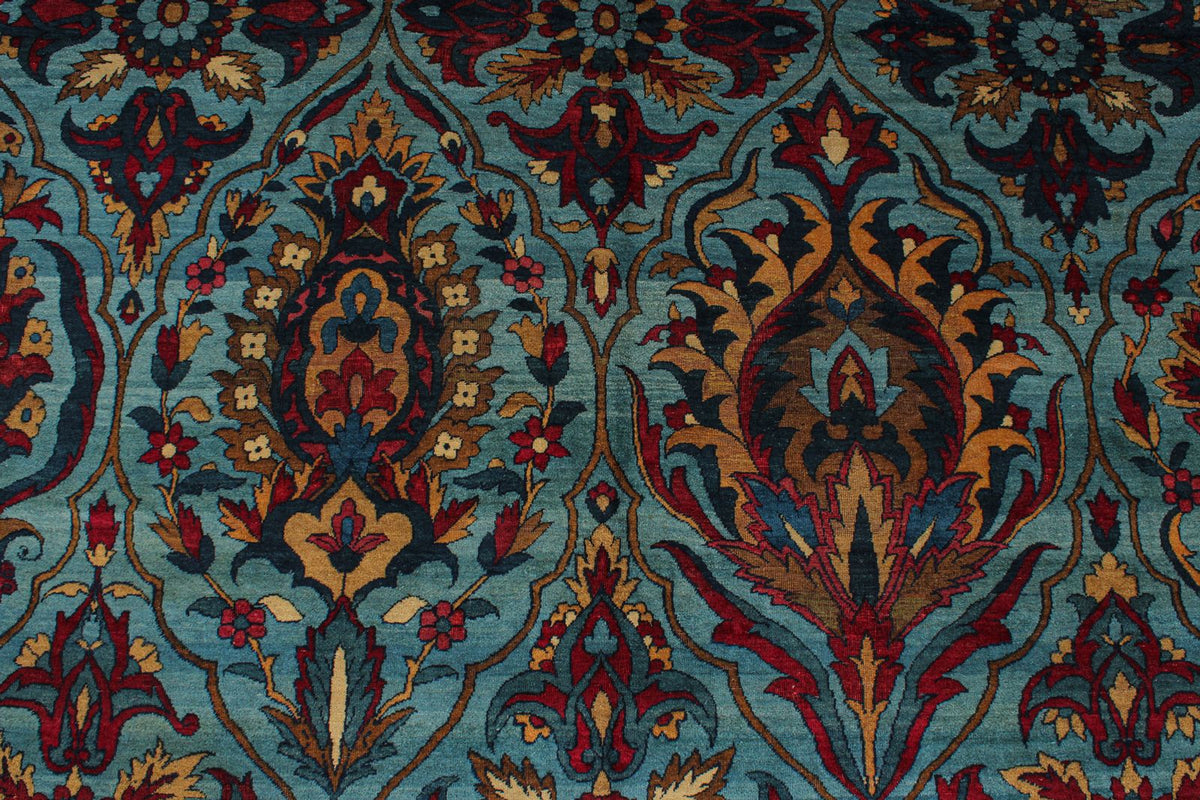 11x22 Blue and Red Persian Runner