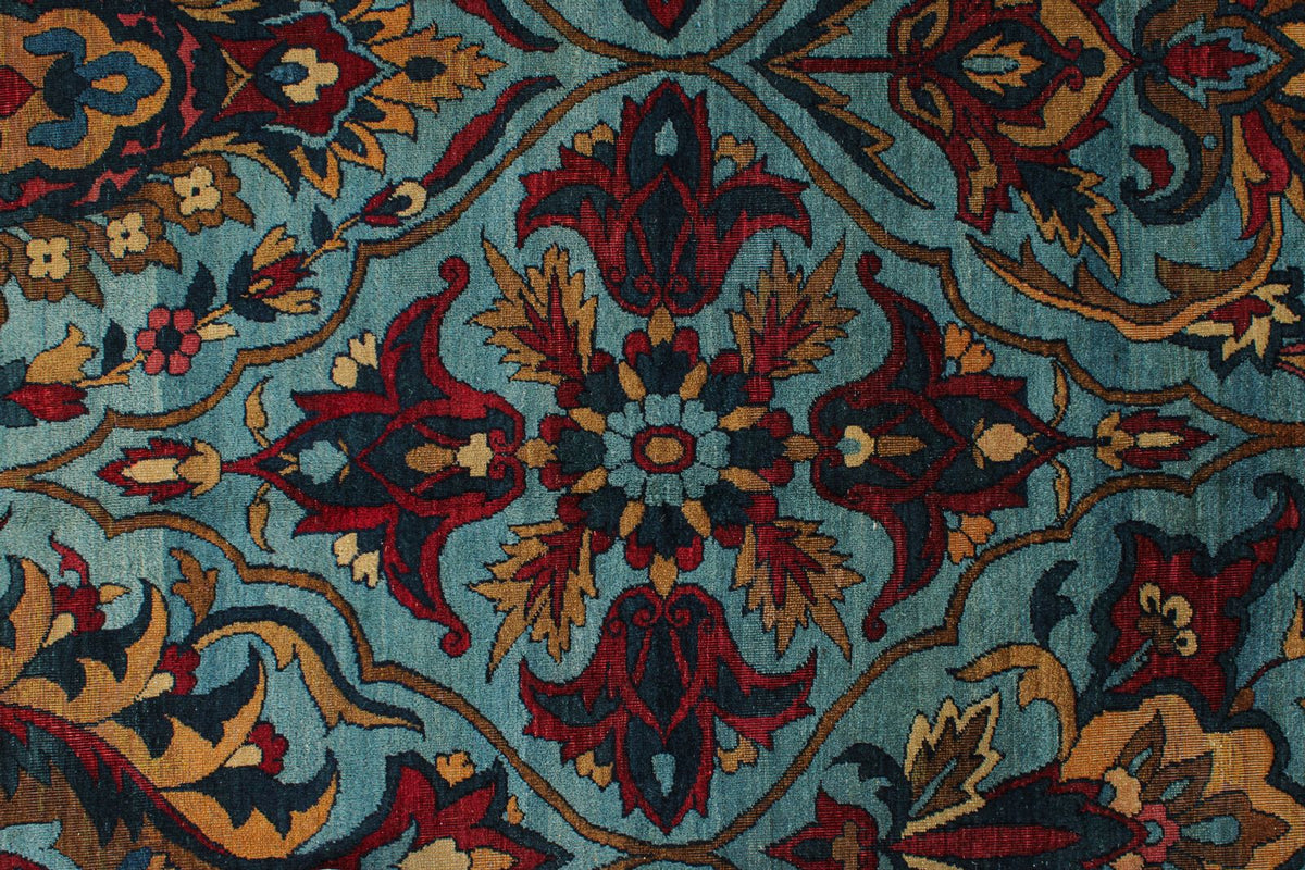 11x22 Blue and Red Persian Runner