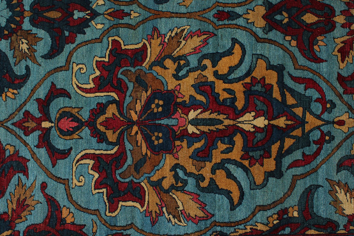 11x22 Blue and Red Persian Runner