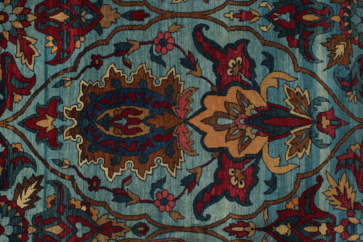 11x22 Blue and Red Persian Runner
