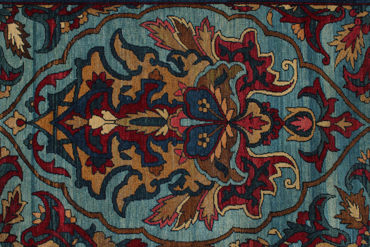 11x22 Blue and Red Persian Runner