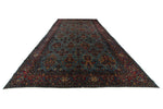 11x22 Blue and Red Persian Runner