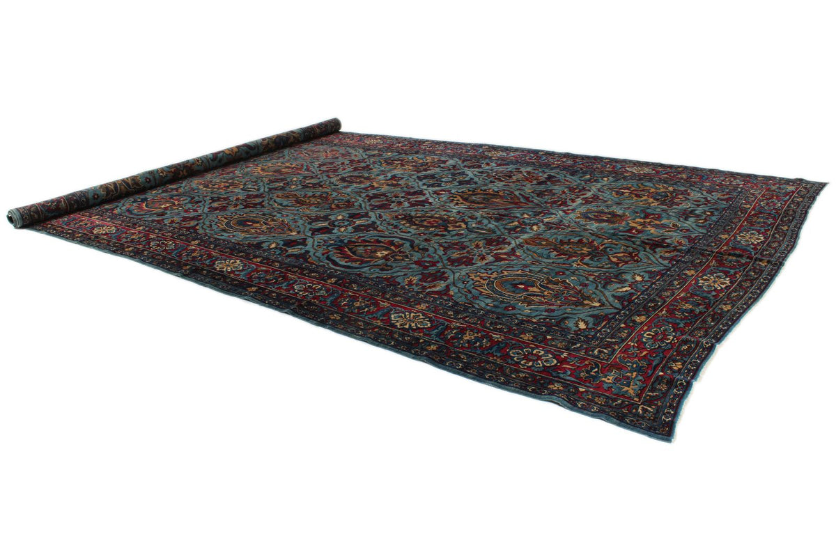 11x22 Blue and Red Persian Runner