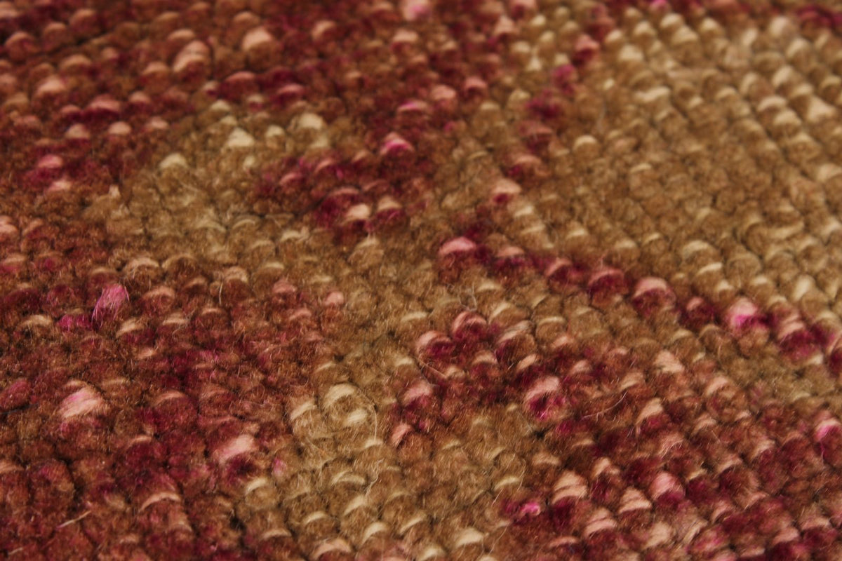 3x12 Burgundy and Green Turkish Tribal Runner