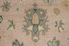 9x13 Pink and Ivory Turkish Oushak Rug