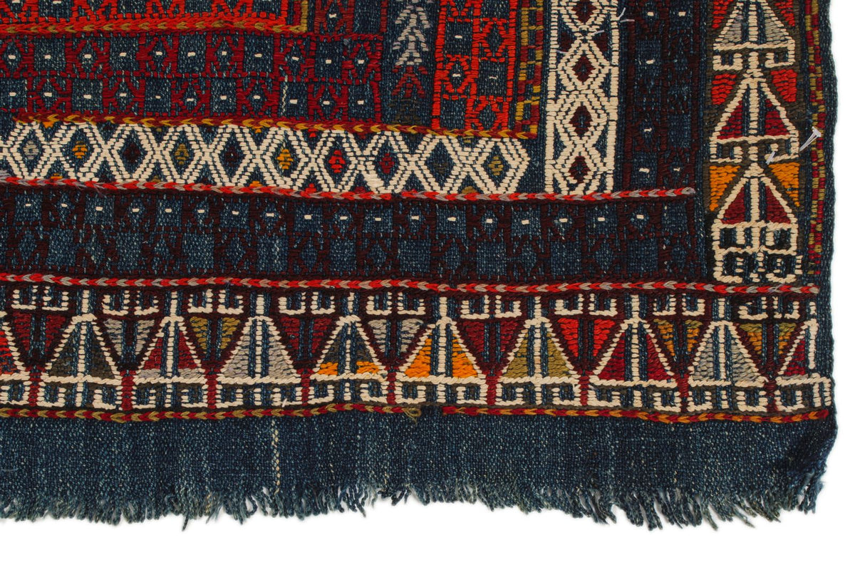 6x9 Multicolor Turkish Tribal Rug