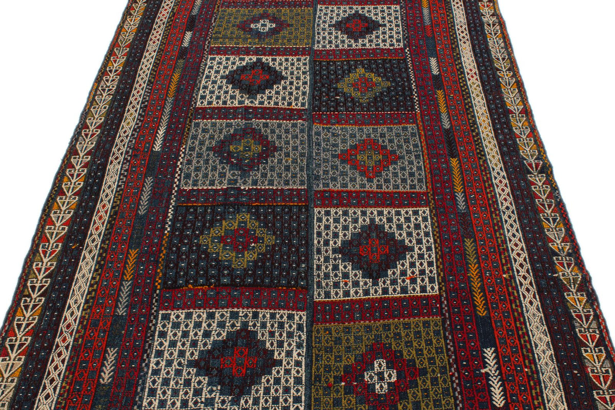 6x9 Multicolor Turkish Tribal Rug