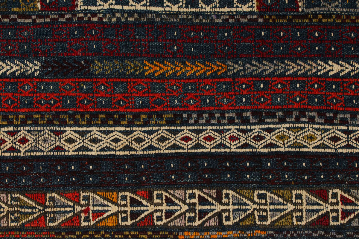 6x9 Multicolor Turkish Tribal Rug