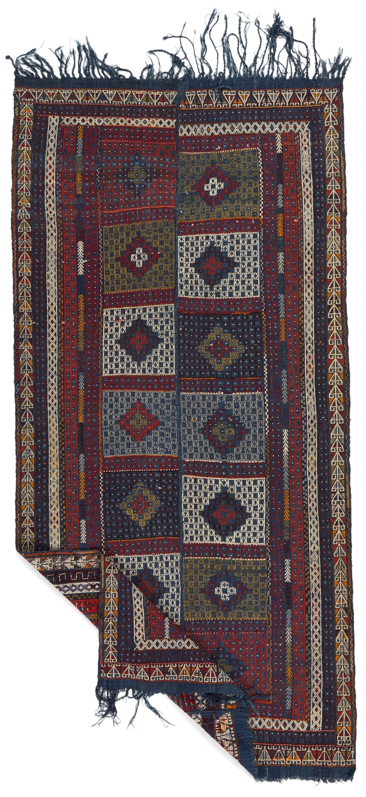6x9 Multicolor Turkish Tribal Rug