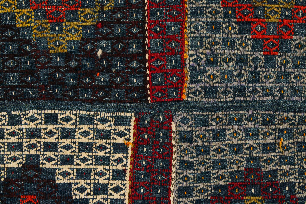 6x9 Multicolor Turkish Tribal Rug