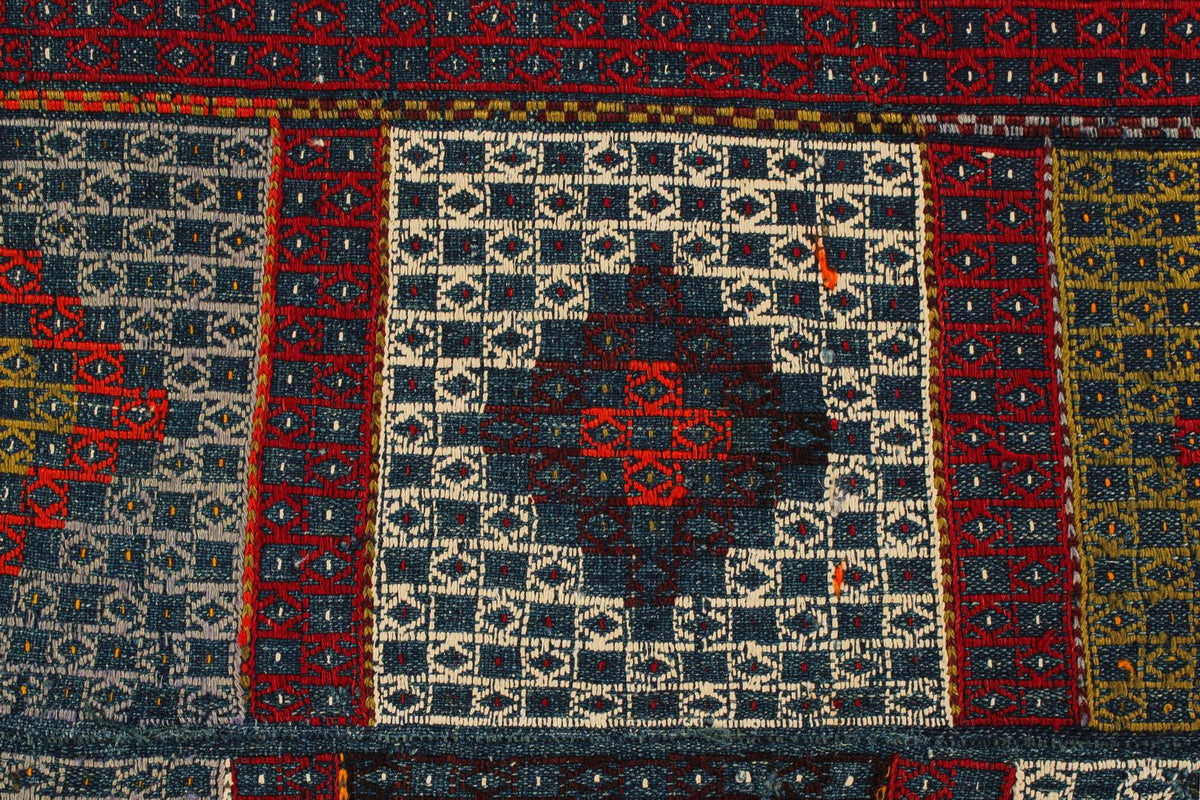 6x9 Multicolor Turkish Tribal Rug