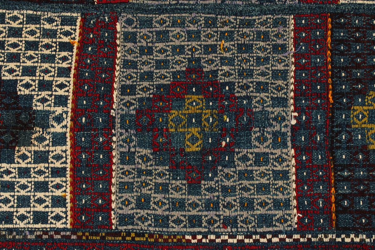 6x9 Multicolor Turkish Tribal Rug