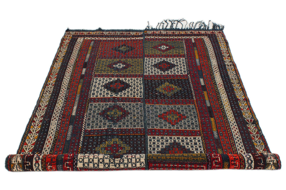 6x9 Multicolor Turkish Tribal Rug