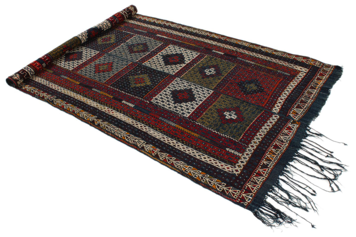 6x9 Multicolor Turkish Tribal Rug